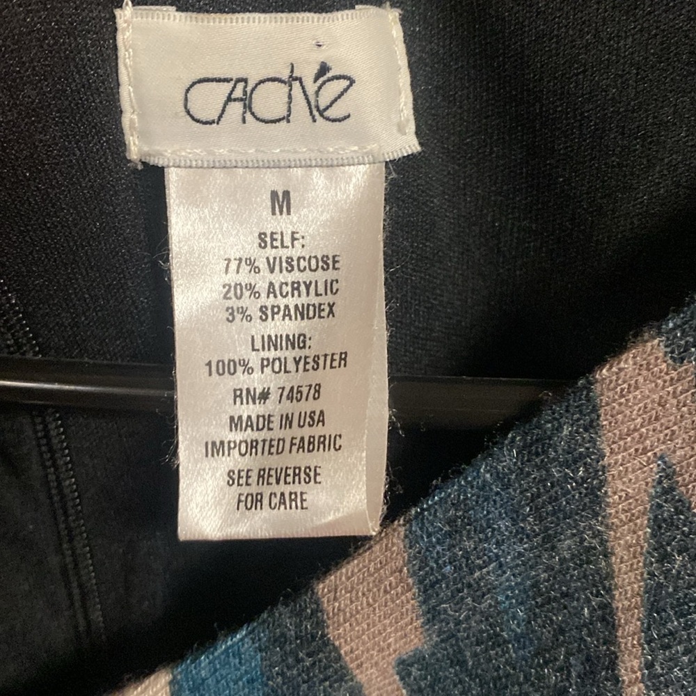 Cache Leopard Print Dress Size Medium - image 5